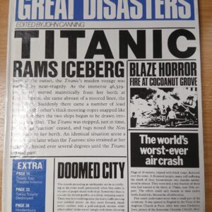 GREAT DISASTERS. Hardcover – 1 Jan. 1990 by John (Editor). Canning (Author)