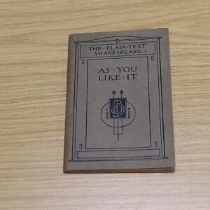The Plain Text: As You Like It - Shakespeare