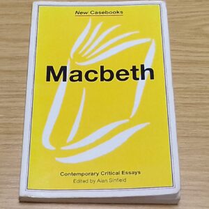New Casebooks -Macbeth-AlanSinfield (editor)